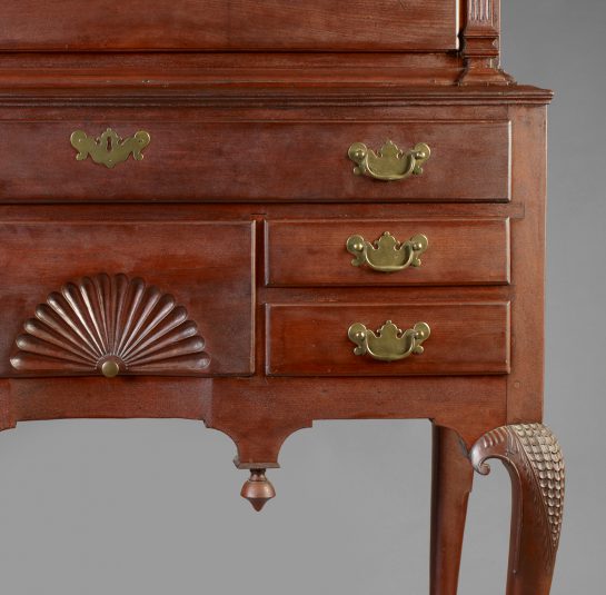 Queen Anne Bonnet-Top Highboy